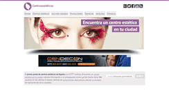 Desktop Screenshot of centrosesteticos.com