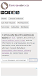 Mobile Screenshot of centrosesteticos.com