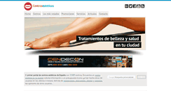 Desktop Screenshot of centrosesteticos.net